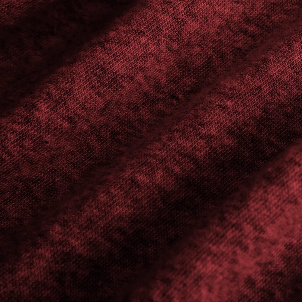 Aerie Sherpa Henley Sweatshirt - Deep Cherry - Size M- NWOT - Picture 4 of 5